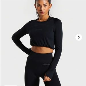 Gymshark Breeze Seamless Long Sleeve Crop Top